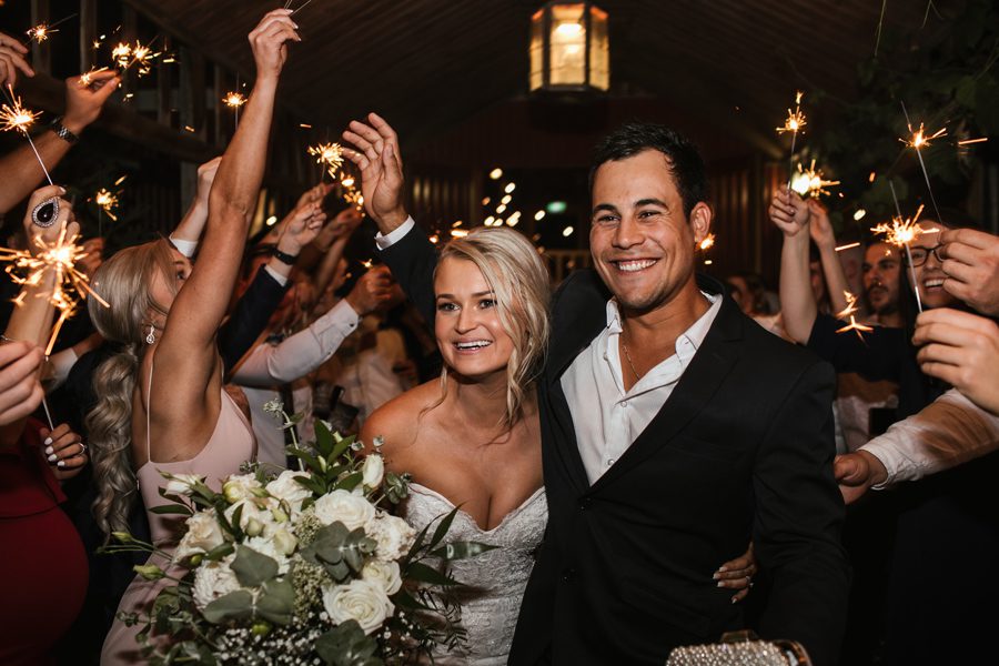 perfect wedding exit
