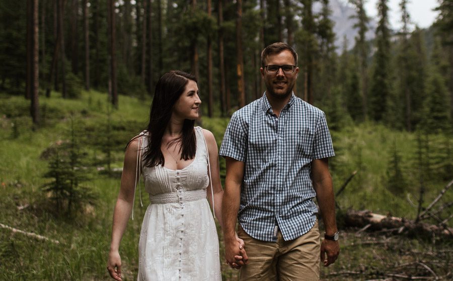 banff engagement session