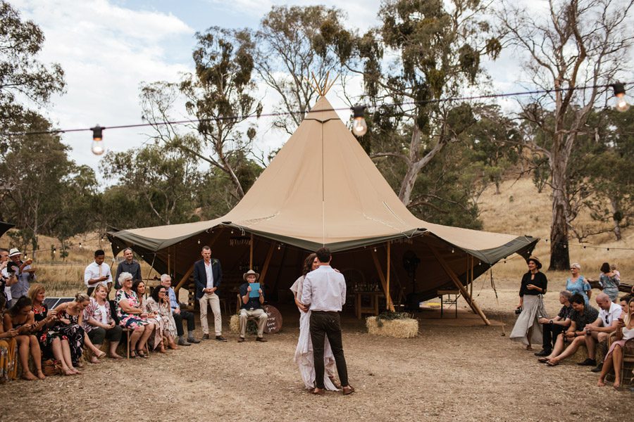 Miriam and Zac Boho Wedding Dance Photographs