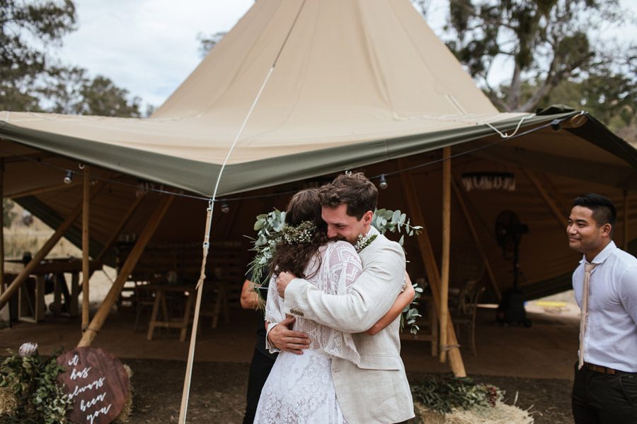 Boho Wedding Couple Photography