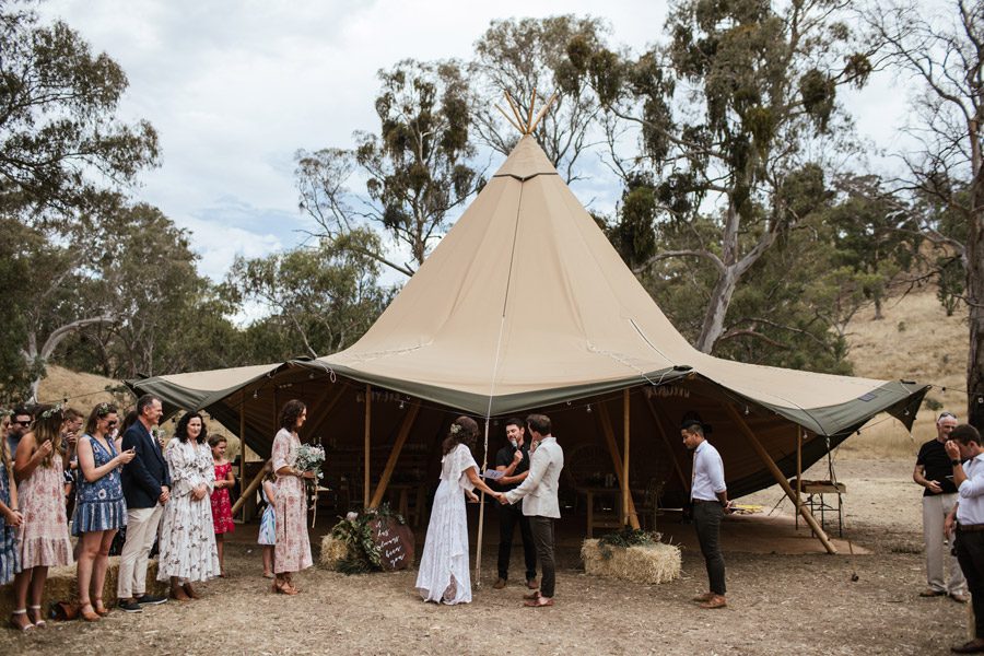 Boho Wedding Couple Photography