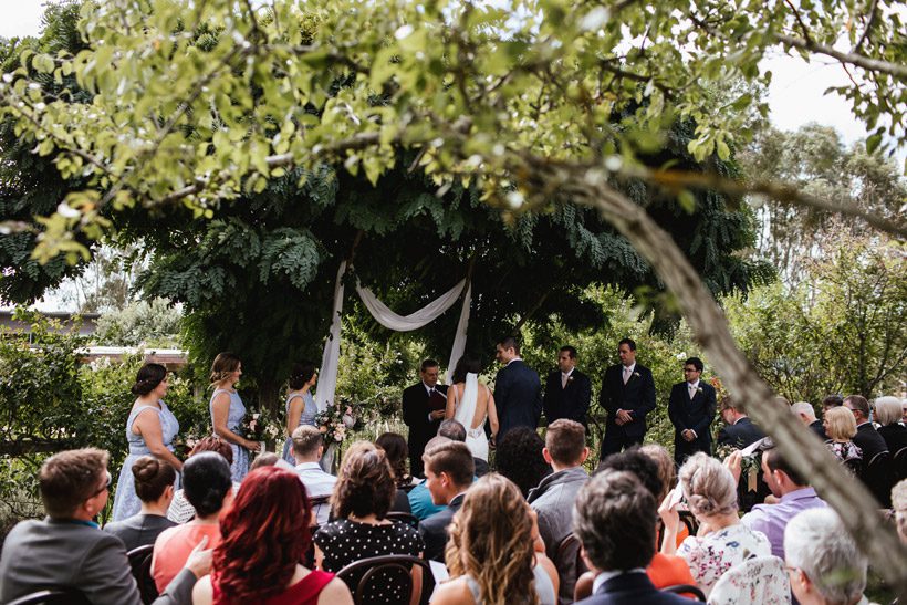 Garden Wedding Couple Photographs