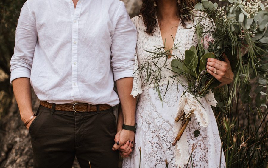 Boho Wedding Couple Photographer