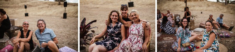 Miriam and Zac Boho Wedding Party Photographs