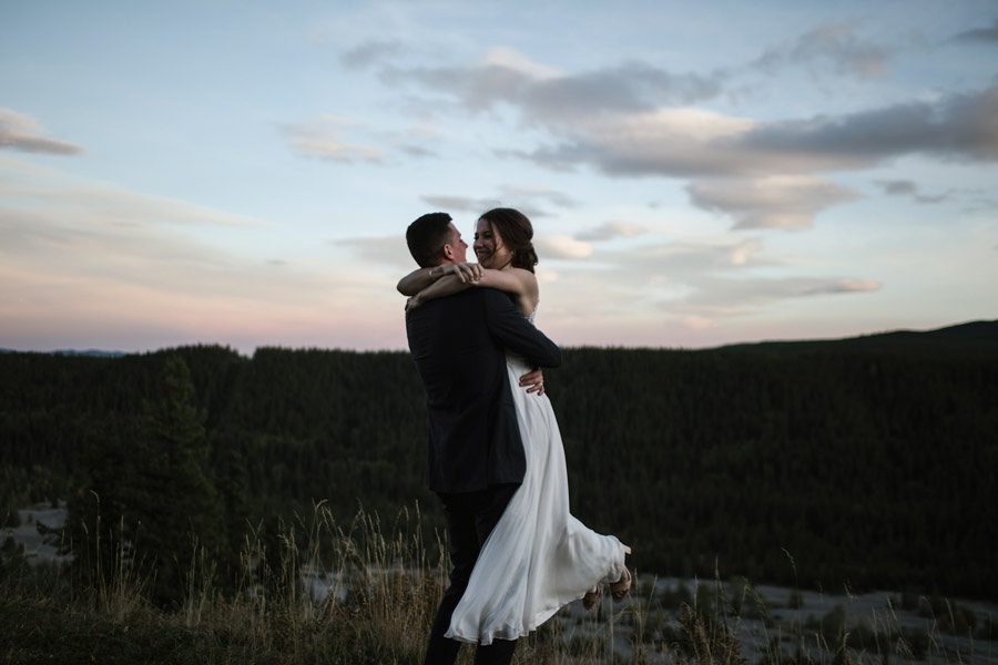 Kylie & Graham's Mountain Wedding Photographs