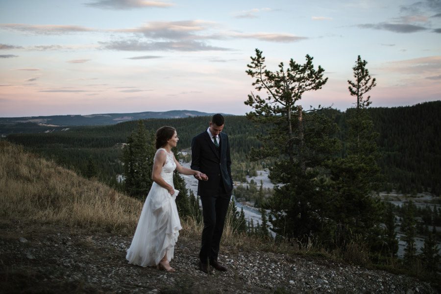 Kylie & Graham's Mountain Wedding Photographs