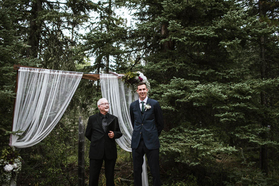 Mountain Wedding Groom Photographer