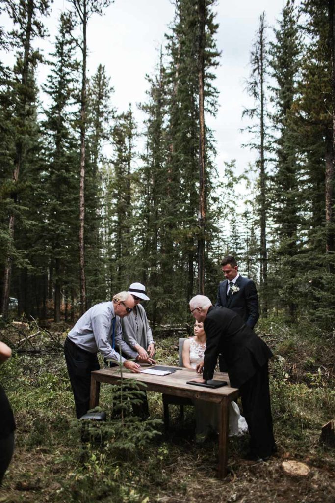 Mountain Wedding Couple Photographs