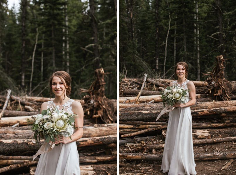 Mountain Wedding Bridal Photoshoot