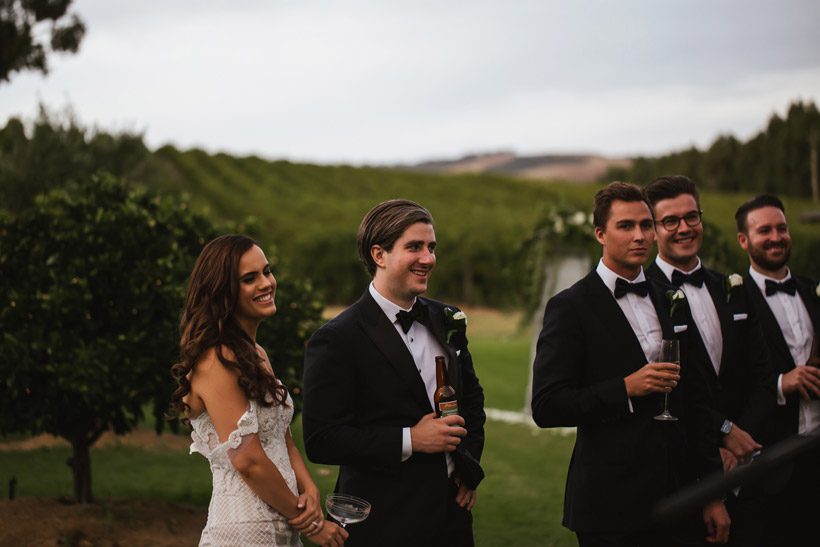 Winery Wedding Party Photoshoot