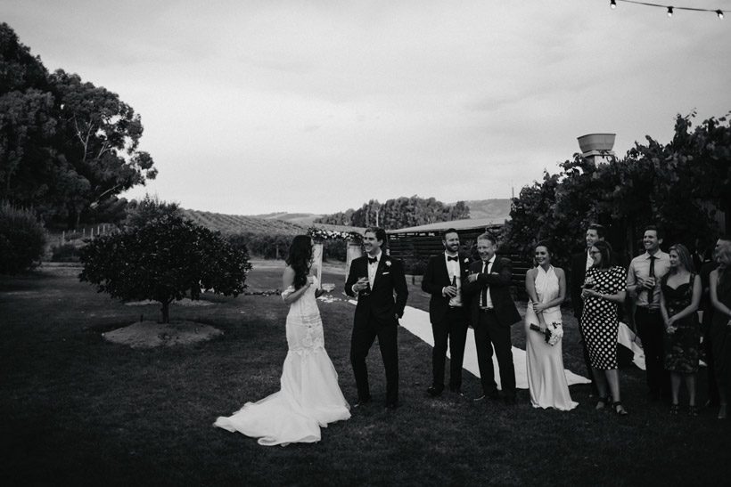 Winery Wedding Party Photoshoot