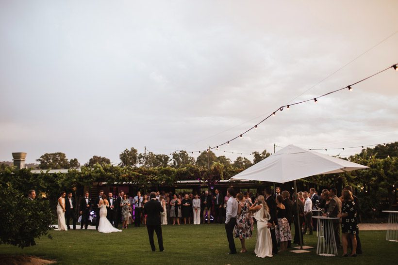 Winery Wedding Party Photographs