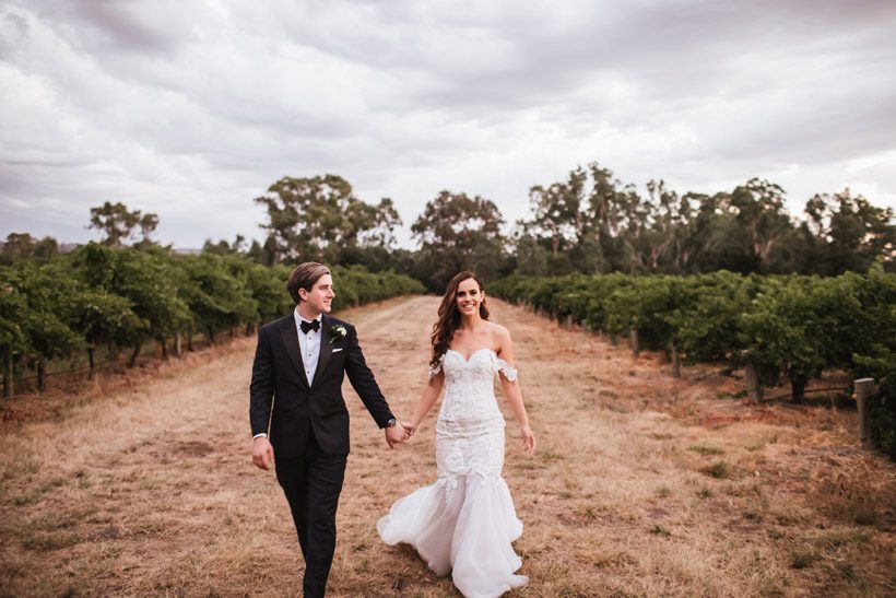 Winery Wedding Couple Photographer