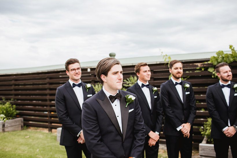 Winery Wedding Groom Photographs