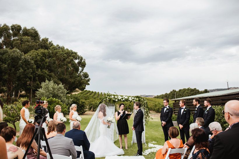 Winery Wedding Couple Photographer