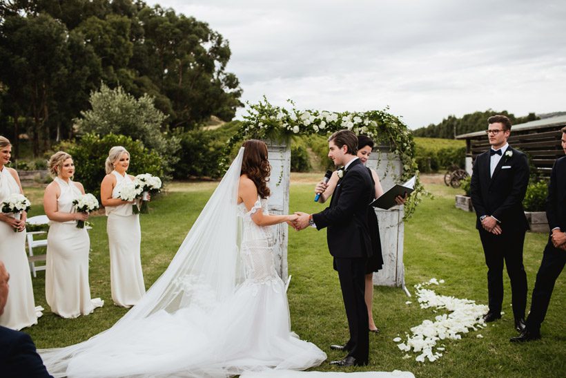 Winery Wedding Couple Photographer