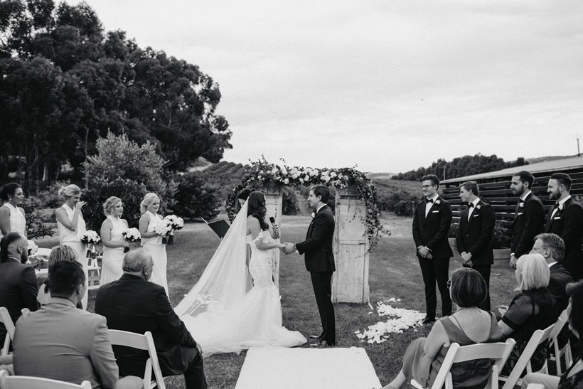 Winery Wedding Couple Photographer