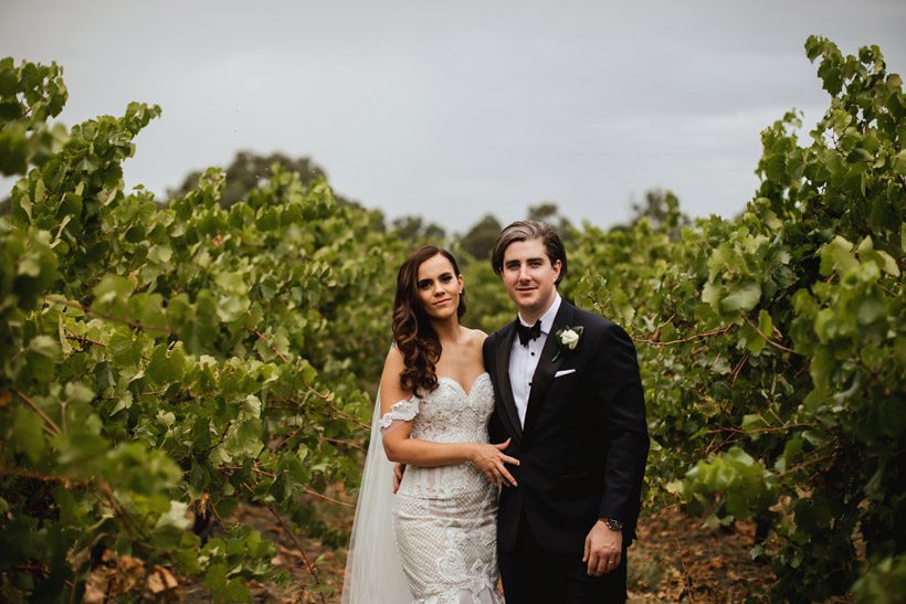 Winery Wedding Couple Photographer