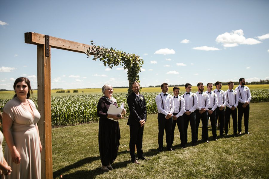 Barn Wedding Couple Photographer