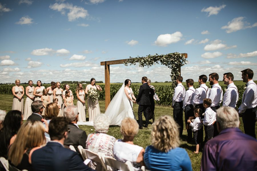 Barn Wedding Couple Photographs