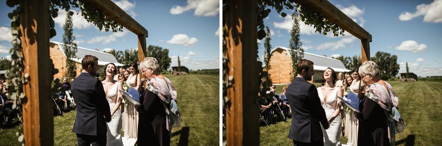 Barn Wedding Couple Photographs