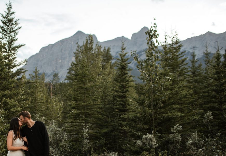 Andrea & Rowan Mountain Engagement Session Photography