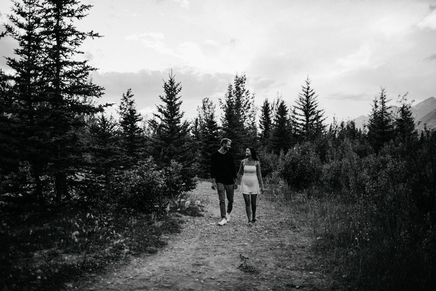 Andrea & Rowan Mountain Engagement Session Photographs