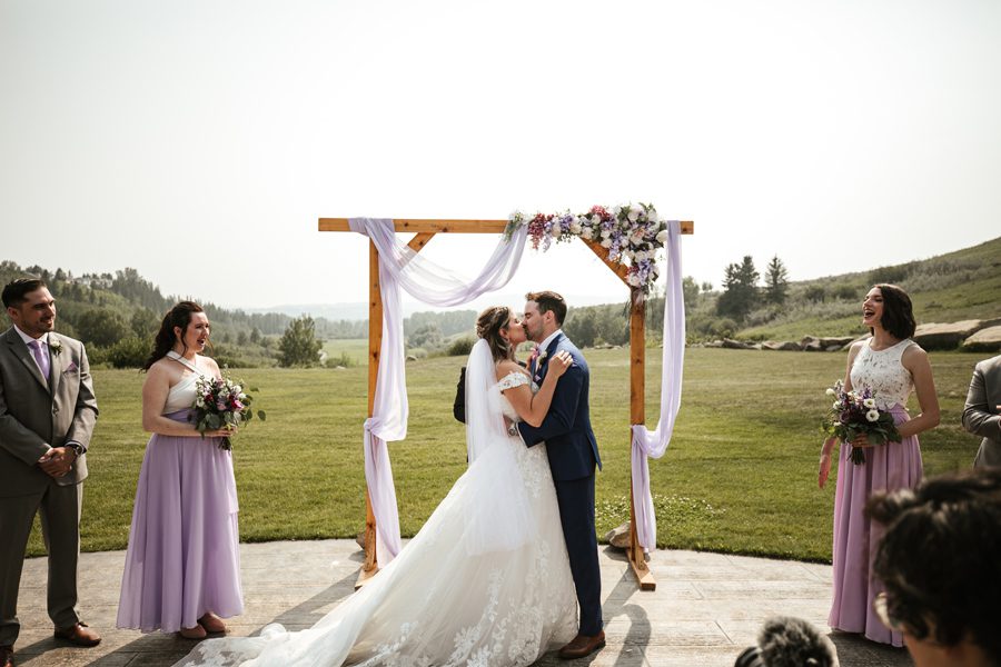 Ranch Wedding Couple Photographer