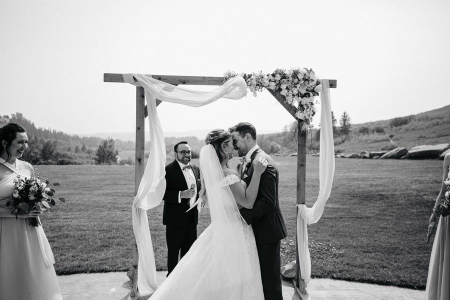 Ranch Wedding Couple Photographs