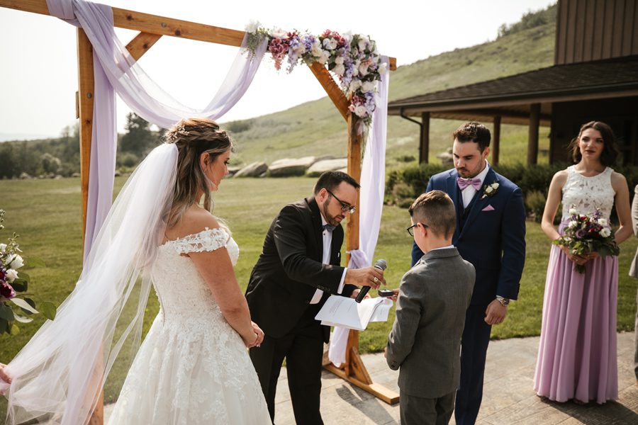 Ranch Wedding Couple Photographer