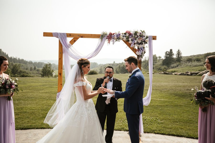 Ranch Wedding Couple Photographer