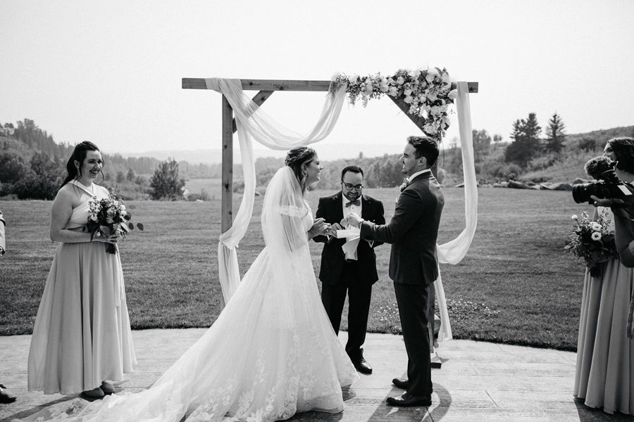 Ranch Wedding Couple Photographer