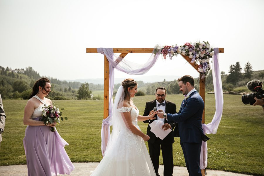 Ranch Wedding Couple Photographer