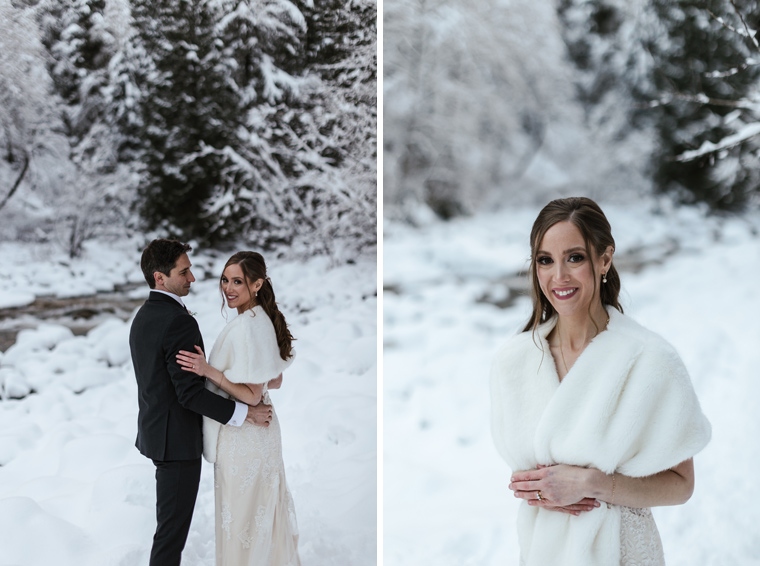 Winter Wedding Couples Photography