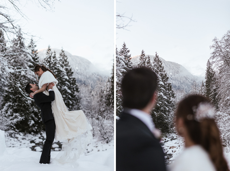 Winter Wedding Couples Photography