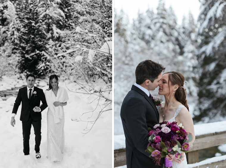Winter Wedding Couples Photography