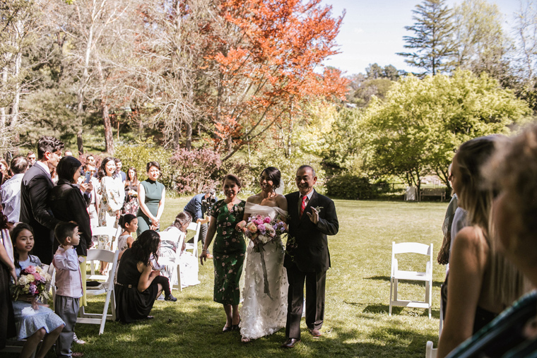 Garden Wedding Ceremony Bridal Photoshoot