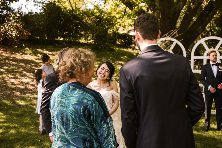 Garden Wedding Family Photographs