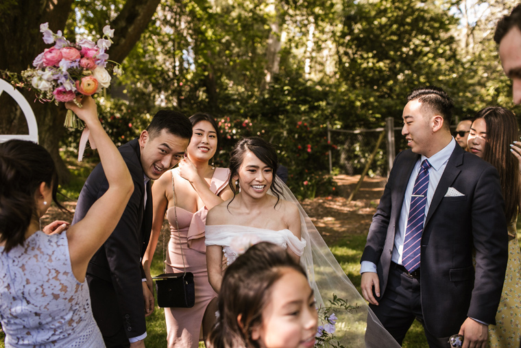 Garden Wedding Family Photographs