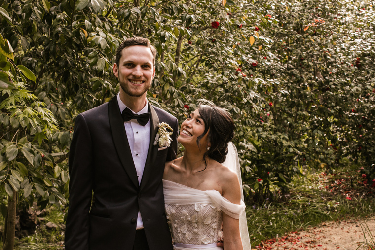 Garden Wedding Couple Photographer