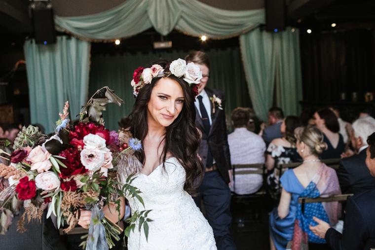 Floral Crowns Wedding Couple Photographer