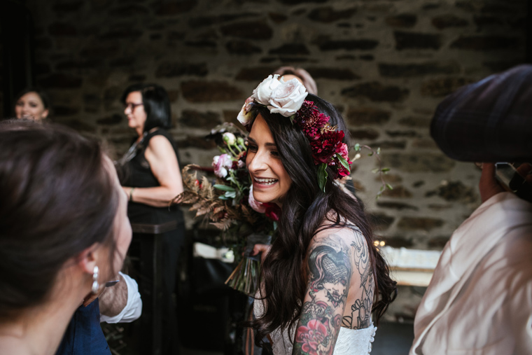 Floral Crowns Wedding Couple Photographer