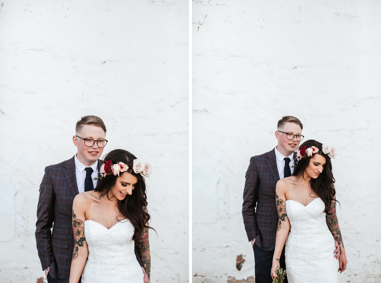 Floral Crowns Wedding Couple Photography