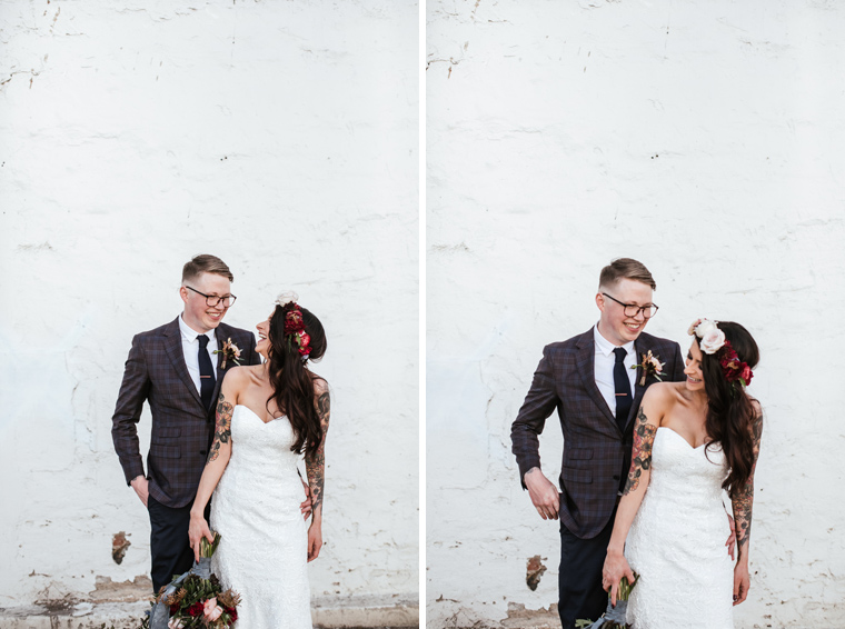 Floral Crowns Wedding Couple Photography