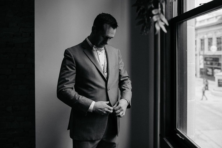 Intimate Wedding Groom Photoshoot