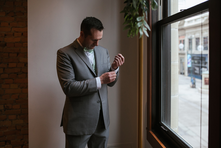 Intimate Wedding Groom Photoshoot