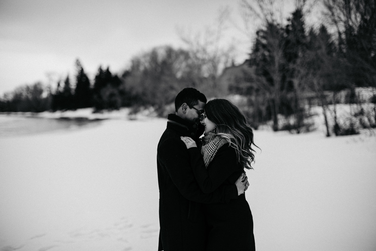 Winter Engagement Couple Photography