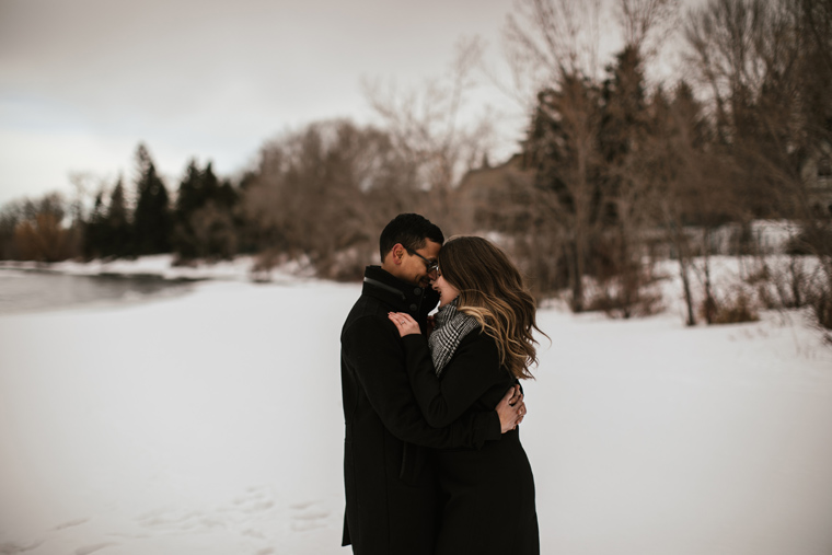 Winter Engagement Couple Photography