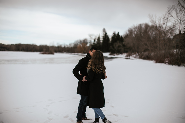 Winter Engagement Couple Photography