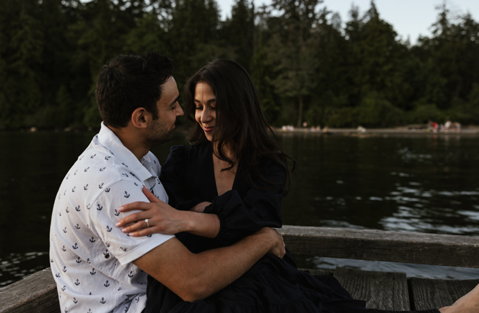 Cates Park Beach North Pre Wedding Couple Photoshoot